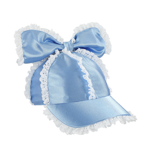 [CRLNBSMNS]Cap With Bow - Glimmer Blue