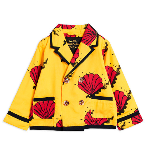 [MINI RODINI]Shell Woven Jacket - Yellow