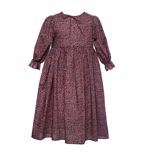 [PAADE MODE]Cotton Maxi Dress - Flora Burgundy