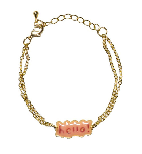 [SCOTCH &amp; SODA]Bracelet with charm - Hello