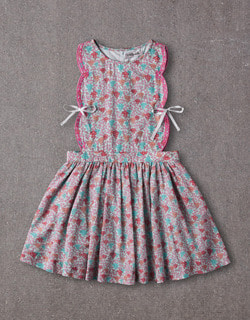 [NELLYSTELLA]Emma Dress - Blooming Hearts Mint