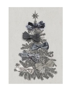 [VERITY JONES]Small Clip Gift Set - Charcoal &amp; Silver