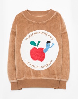 [WEEKEND HOUSE KIDS]Apple Soft Sweatshirt - #251