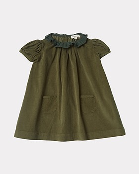 [CARAMEL]Baby Natta Dress - Olive