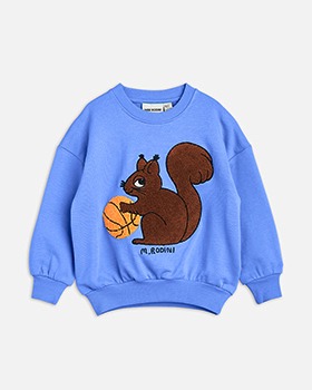 [MINI RODINI]Squirrel Chenille EMB Sweatshirt - 2422015460