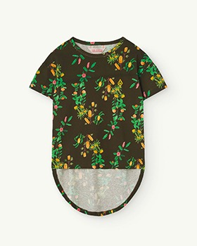 [THE ANIMALS OBSERVATORY]Hare Kids T-Shirt - 052_BK