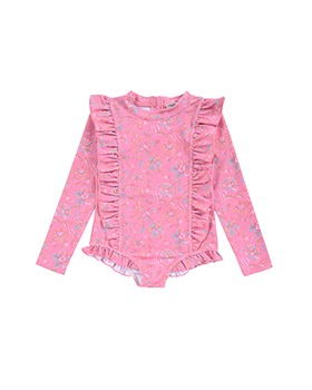 [LOUISE MISHA]Aurelie Bathing Suit - Pink Mallow Romance