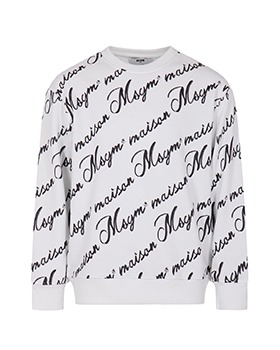 [MSGM KIDS]Sweatshirt - S4MSJGSW128 - White