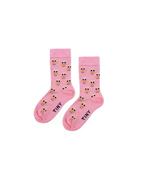 [TINYCOTTONS]Clowns Medium Socks - Pink
