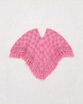 [MISHA &amp; PUFF]Lattice Crochet Poncho - Bloom