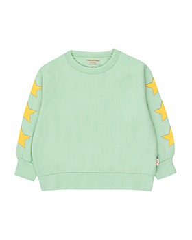 CHILDREN&#039;S DAY - 5/6 종료[TINYCOTTONS]Stars Sweatshirt - Light Green