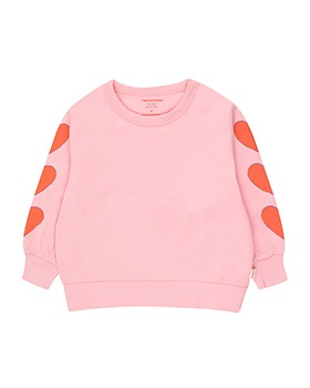 [TINYCOTTONS]Hearts Sweatshirt - Rose Pink