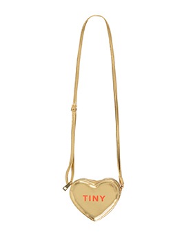 [TINYCOTTONS]Heart Mini Crossbody Bag - Gold