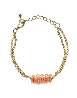 [SCOTCH &amp; SODA]Bracelet with charm - Hello