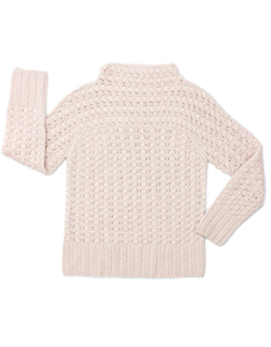 [FLORA AND HENRI]Cashmere Sweater - Powder Pink