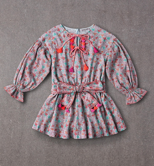 [NELLYSTELLA]Tia Dress - Blooming Hearts Mint
