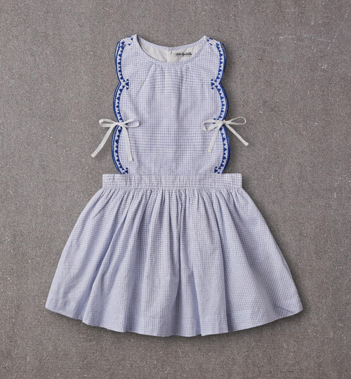 [NELLYSTELLA]Emma Dress - Small Blue Checks