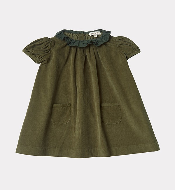 [CARAMEL]Baby Natta Dress - Olive