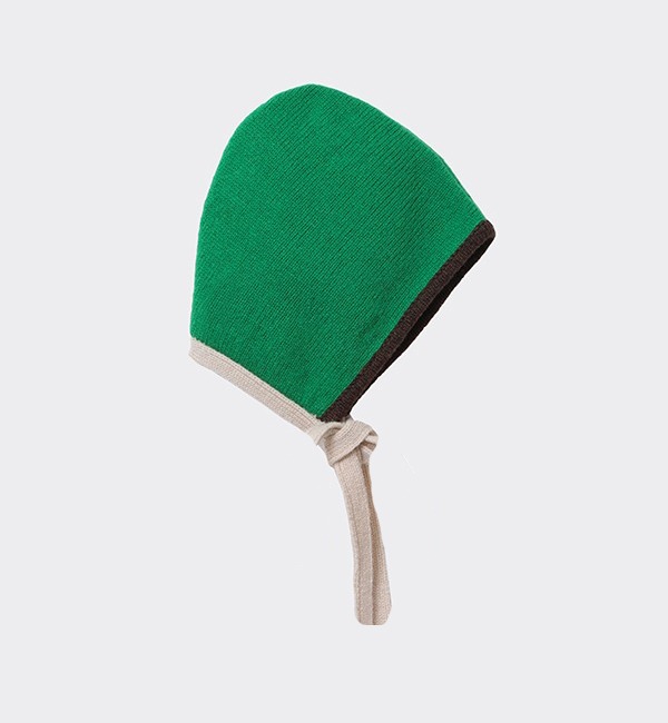 [CARAMEL]Baby Maik Bonnet - Emerald Green