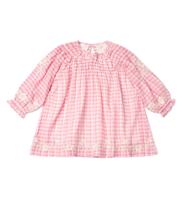 CHILDREN&#039;S DAY - 5/6 종료[LALI KIDS]Tulip Dress - Pink Picnic Plaid