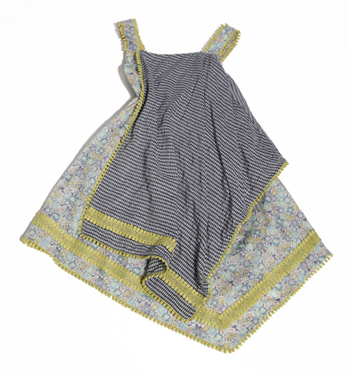 [TIA CIBANI]Handkerchief Apron Dress - Elizabeth