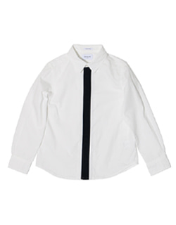 [ARCH &amp; LINE]Knit Tie Shirt - White