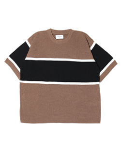 [ARCH &amp; LINE]Knit Lager Tee - Beige