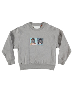 [BOYSMANS]Sweater With Print - Grey