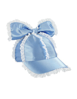 [CRLNBSMNS]Cap With Bow - Glimmer Blue