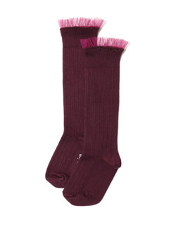 [COLLEGIEN]Bonjour ColorManon Knee High Socks - #886