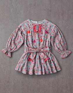 [NELLYSTELLA]Tia Dress - Blooming Hearts Mint