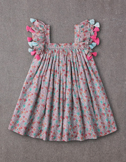 [NELLYSTELLA]Chloe Dress - Blooming Hearts Mint