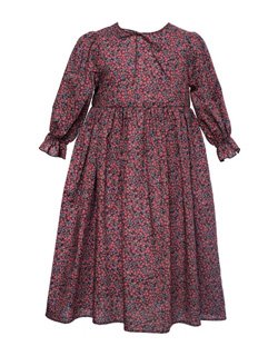 [PAADE MODE]Cotton Maxi Dress - Flora Burgundy