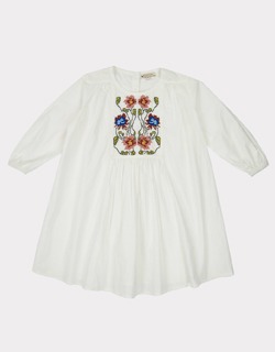 [CARAMEL]Coral Dress - White Cotton