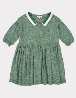 [CARAMEL]Vaquita Jersey Dress - Green Melange