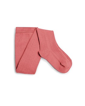 [COLLEGIEN]Bonjour ColorAngelique Pointelle Wool Tights - #787