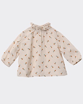 [CARAMEL]Baby Miron Blouse - Toffee Ditsy Flower