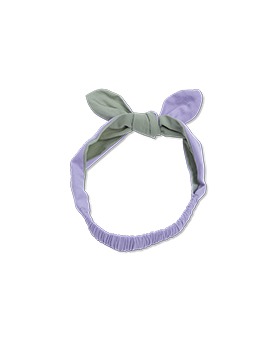[WANDER &amp; WONDER]Headband With Bow - Lavender