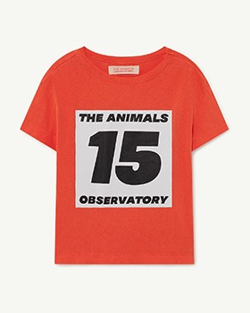 [THE ANIMALS OBSERVATORY]Rooster Kids T-Shirt - 251_AZ