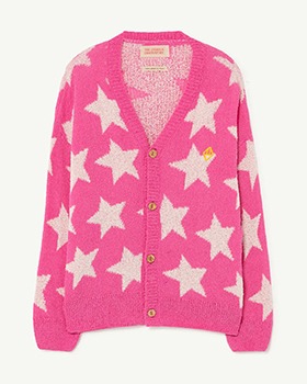 [THE ANIMALS OBSERVATORY]Stars Racoon Kids Cardigan - 186_CE