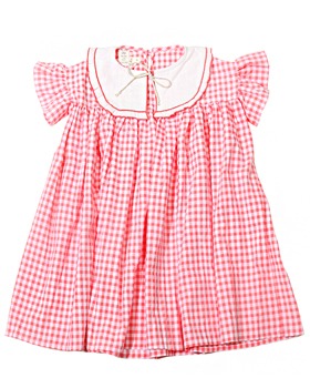 [COSMOSOPHIE]Balloon Dress - Vichy Red