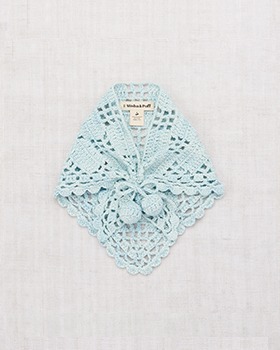 [MISHA &amp; PUFF]Crochet Kerchief - Steel Blue