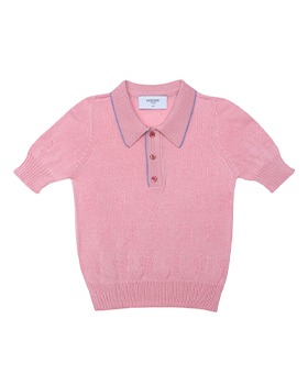 [PAADE MODE]Polo Shirt - Pink