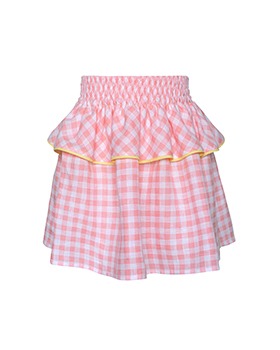 [PAADE MODE]Linen Skirt - Picnic Pink