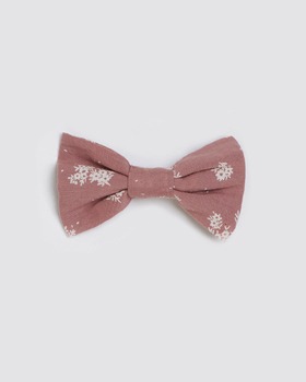 [LITTLE COTTON CLOTHES]Small Bow - Speckled Floral Rose