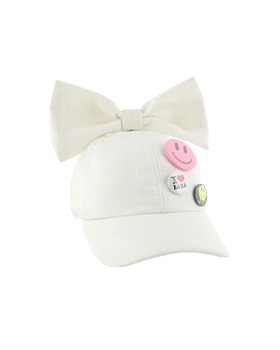 [CRLNBSMNS]Cap With Bow - White