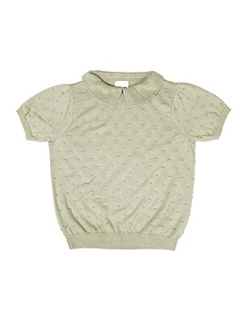 [KNIT PLANET]Seed Blouse - Olive