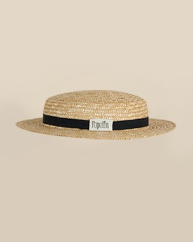 REORDER[POPELIN]Straw Hat - Back