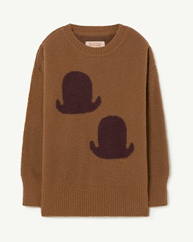 [THE ANIMALS OBSERVATORY]Graphic Bull Kids Sweater - 199_XX
