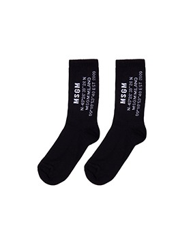 [MSGM KIDS]Socks - MS029274 - Black